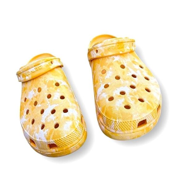 Crocs Iconic Platform Orange Sorbet Casual Slip On Comfort Shoes Women’s size 11 - Picture 4 of 15